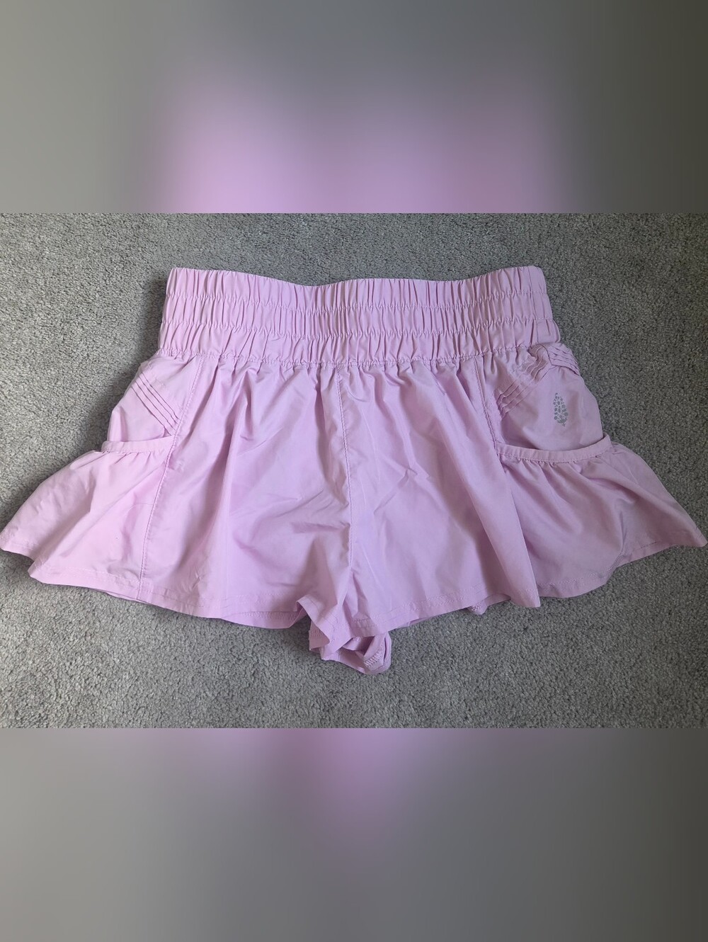 Free People Women's Pink Athletic Shorts Small